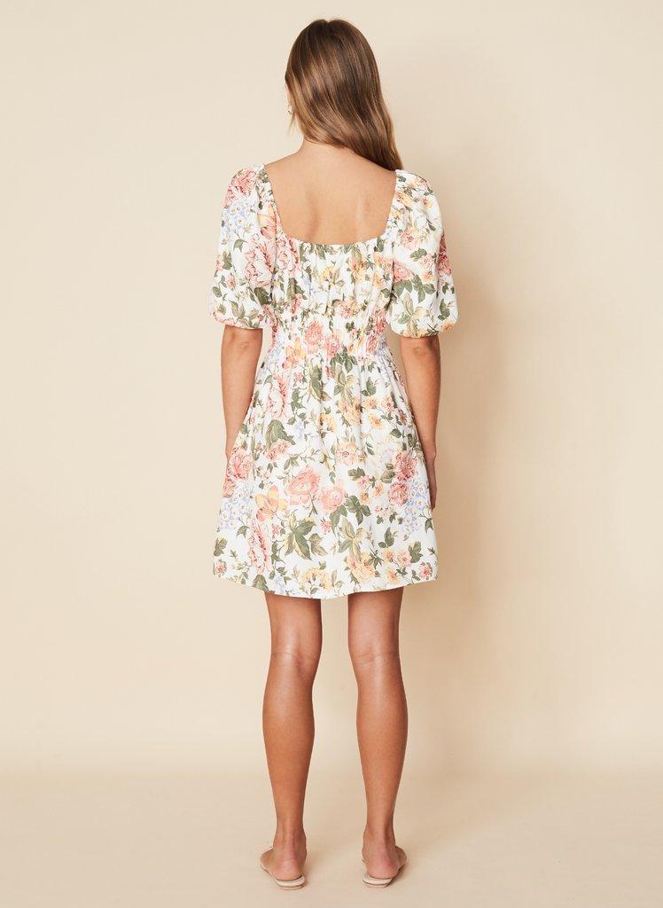 Faithfull the Brand Nikoleta Mini Dress Floral Size 10 - Image 6