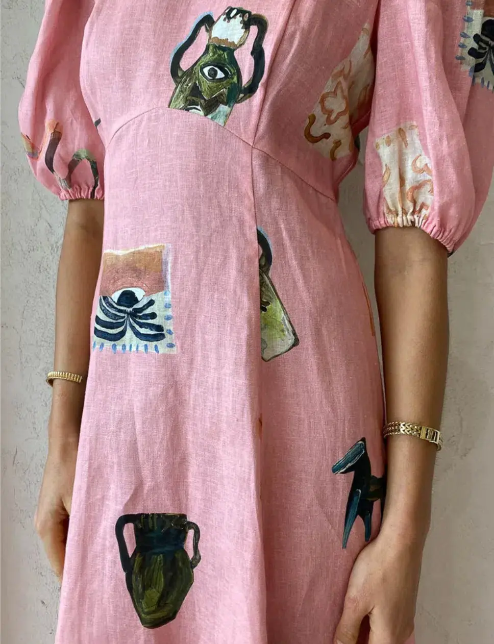 Alemais Cleo Midi Dress Pink Size 8  - Image 3