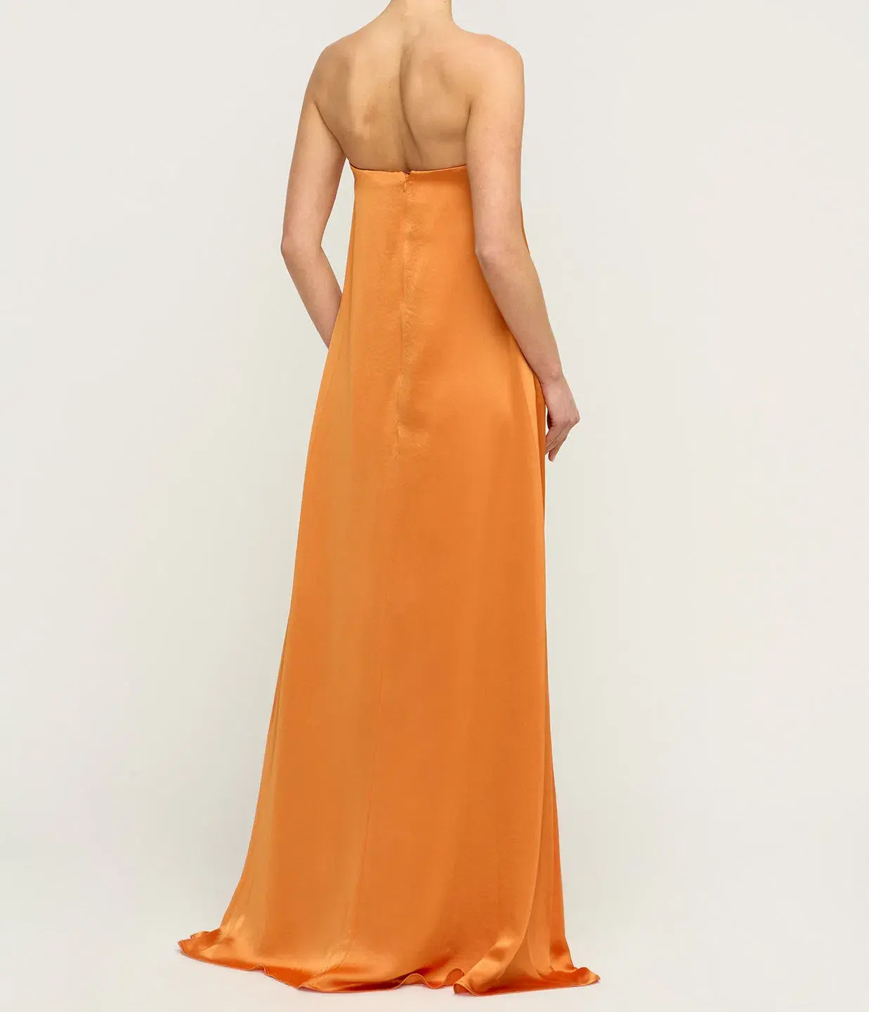 Anna Quan Delfina Strapless Dress Kumquat Size 6 - Image 2