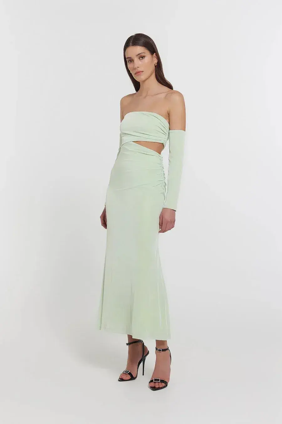 Kianna Gordon Dress in Mint Green Size AUS 6 - Image 1