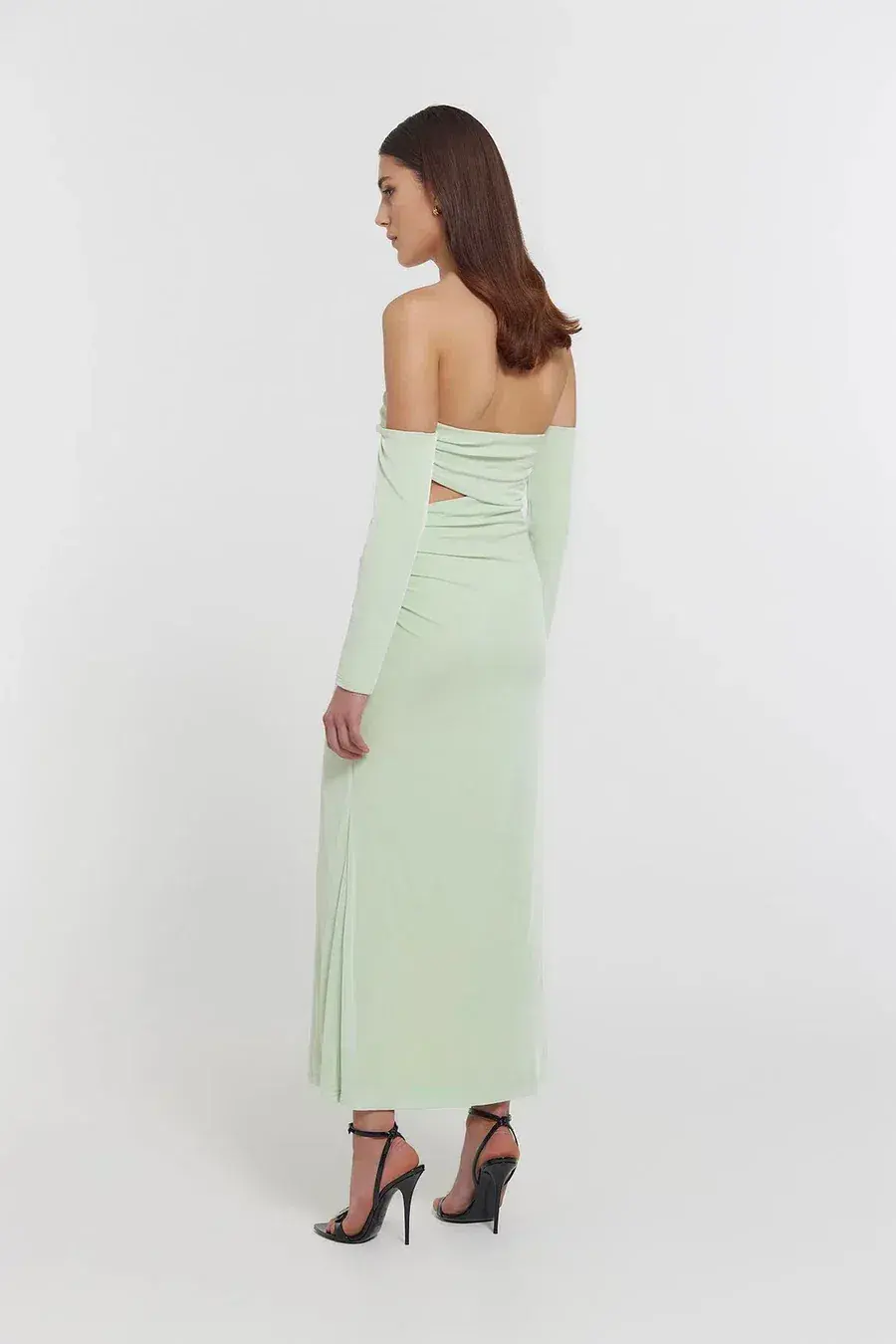 Kianna Gordon Dress in Mint Green Size AUS 6 - Image 3