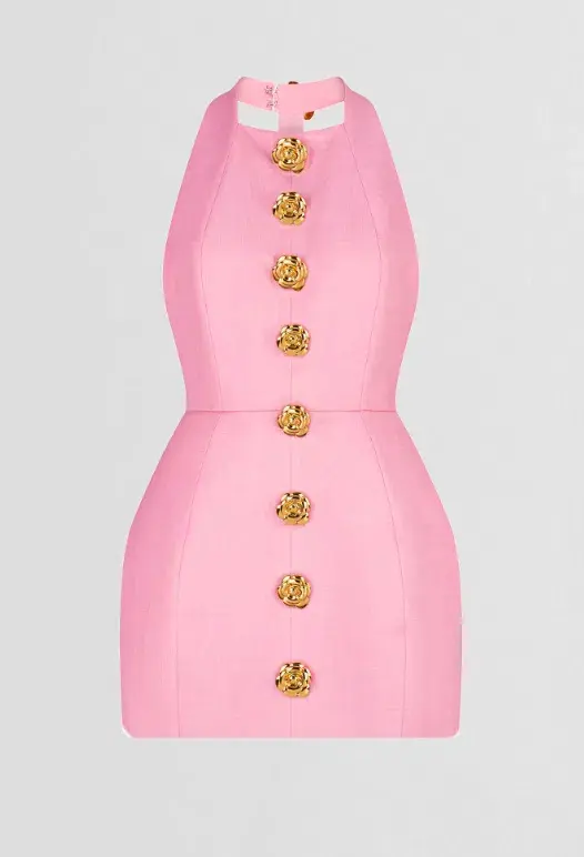 Atoir Tiffany Mini Dress Blush Pink Size XS / AU 6 - Image 4