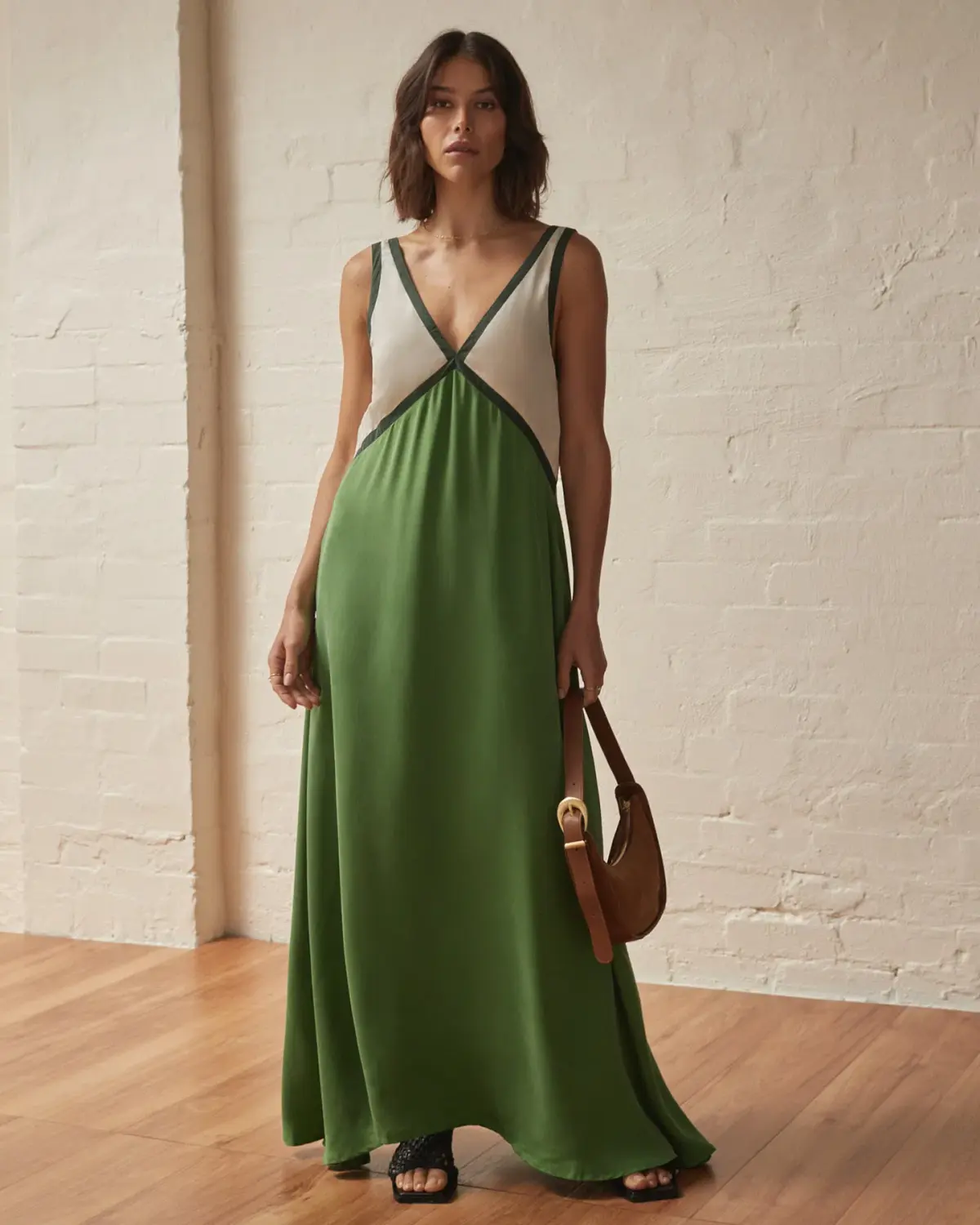 Sanica The Namoi Maxi Dress Green Size S / AU 8 - Image 2