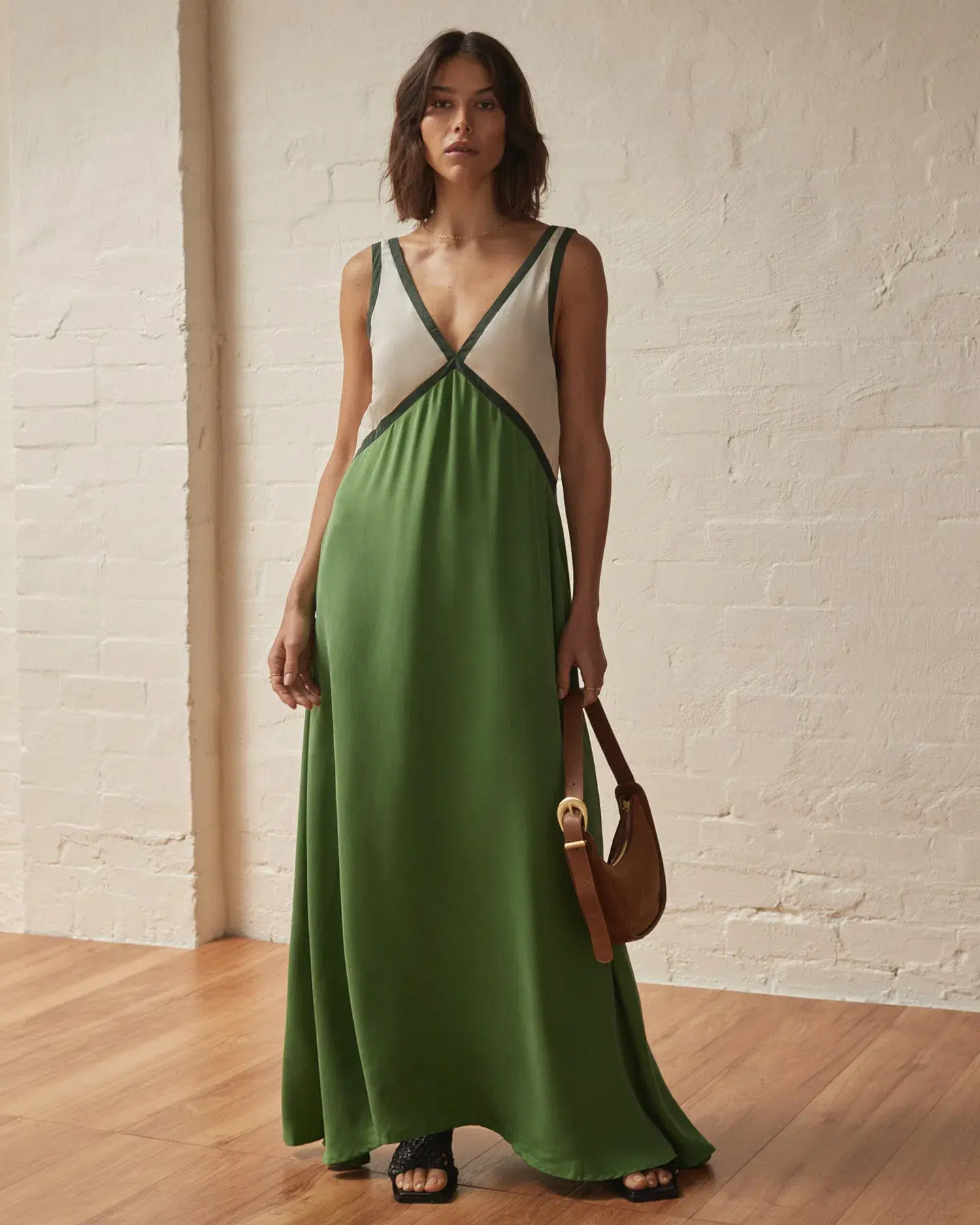 Sanica The Namoi Maxi Dress Green Size S / AU 8 - Image 2