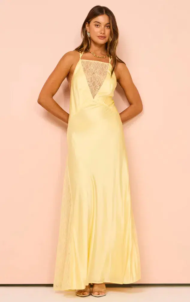 Hansen & Gretel Arie Lace Dress in Butter Size 8 - Image 5