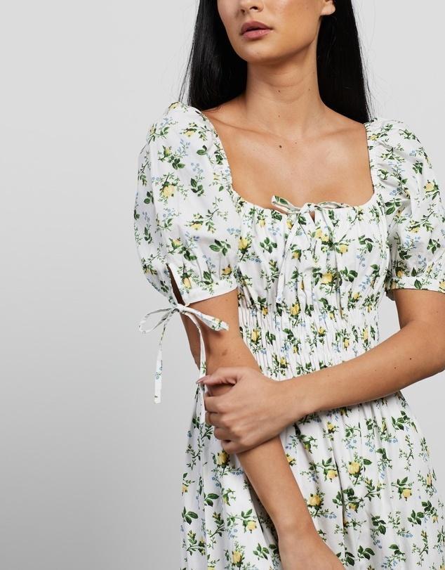 Faithfull the Brand Flora Midi Dress Bendita Floral Size 10 - Image 2