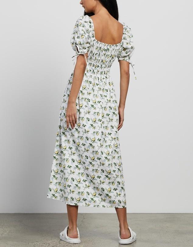 Faithfull the Brand Flora Midi Dress Bendita Floral Size 10 - Image 3