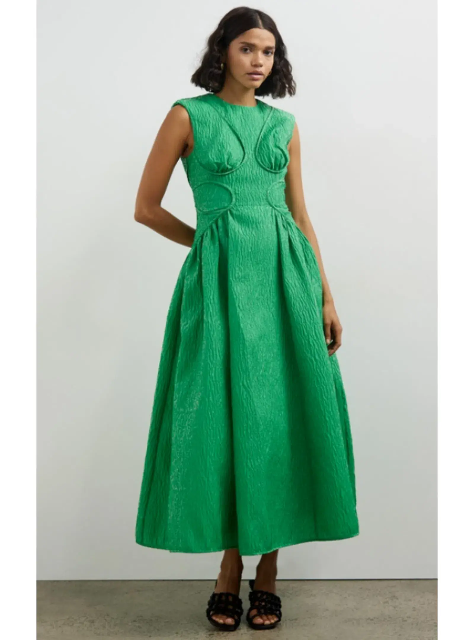 Rachel Gilbert Celia Dress in Apple Size AU 10 - Image 3