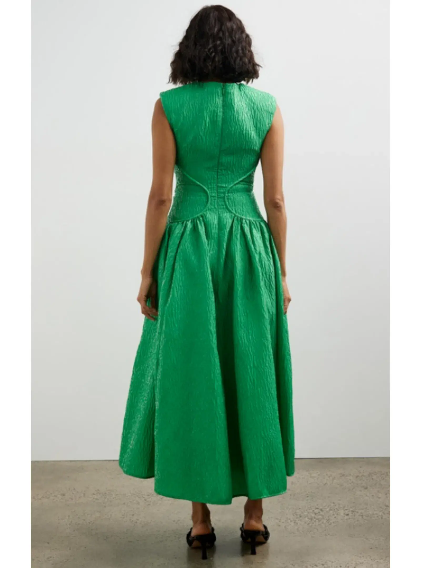 Rachel Gilbert Celia Dress in Apple Size AU 10 - Image 4