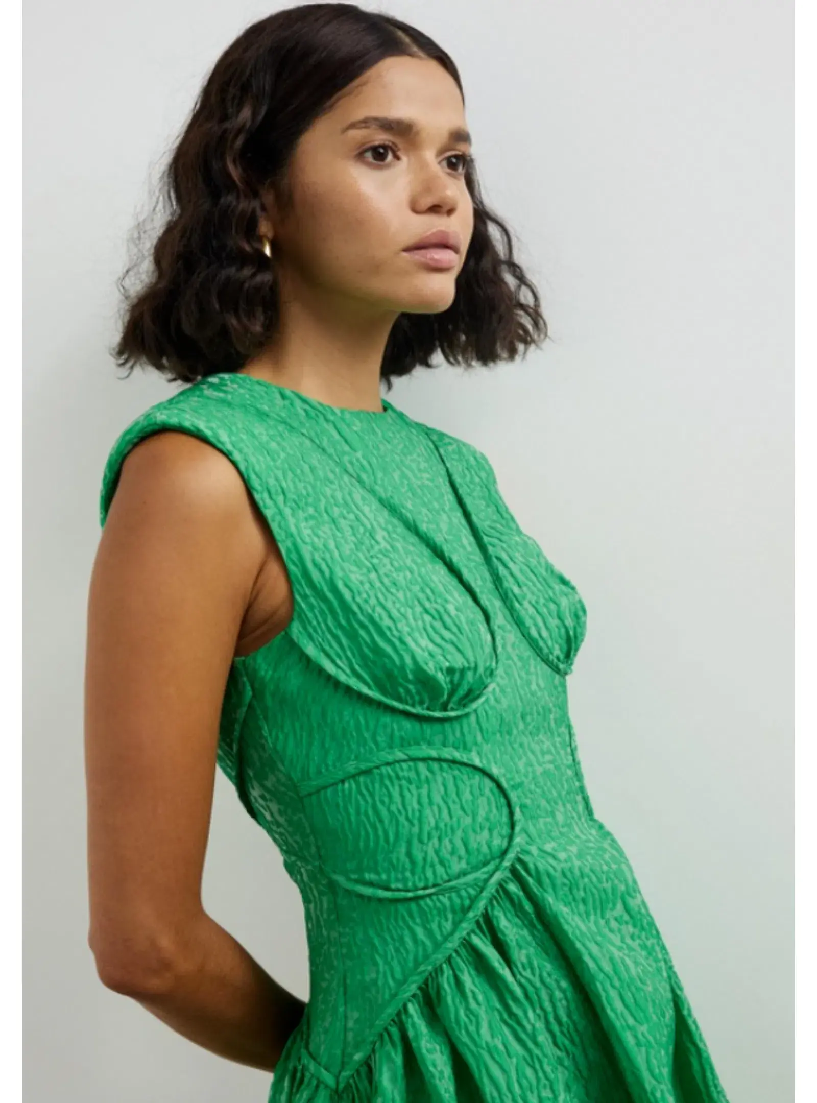 Rachel Gilbert Celia Dress in Apple Size AU 10 - Image 2