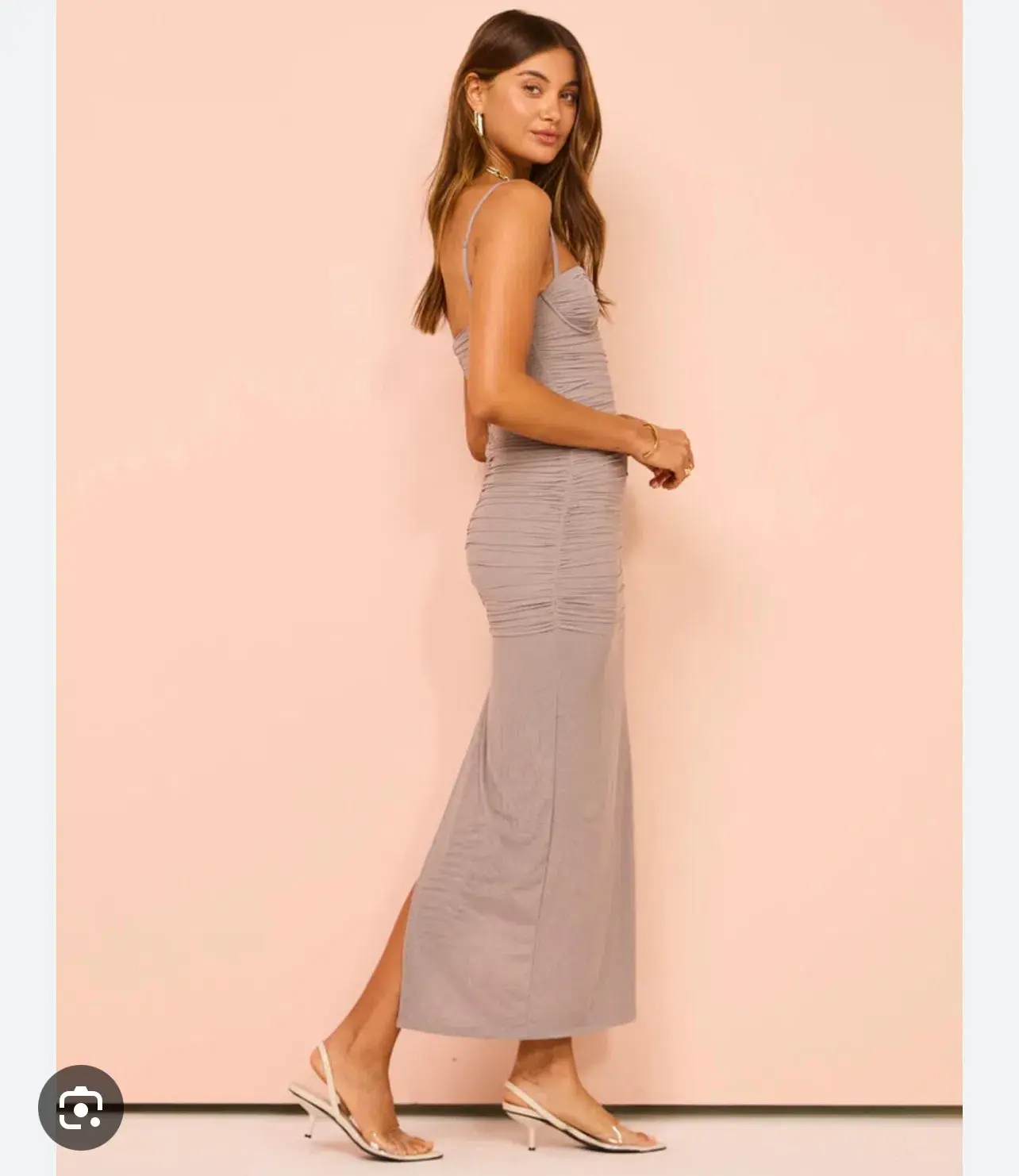 Sir the Label Jacques Gathered Midi Dress  Size 1 / AU 8 - Image 8