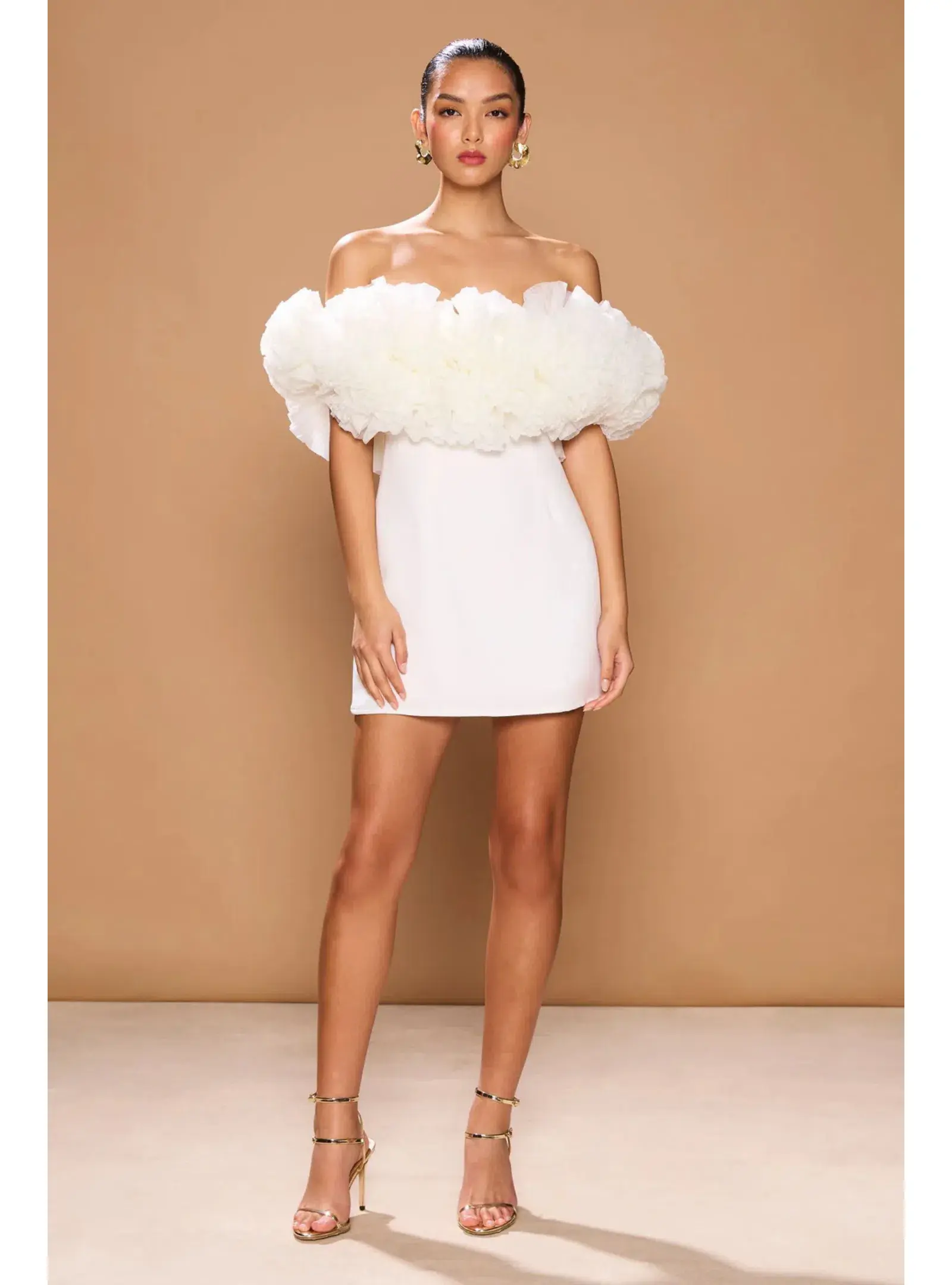 Sonya Moda Sorrento Mini Dress White Size AU 8 - Image 1