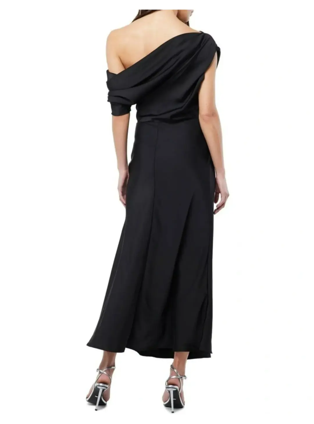 Mossman Love In The Dark Midi Dress Black Size AU 8 for rent on The Volte - main image