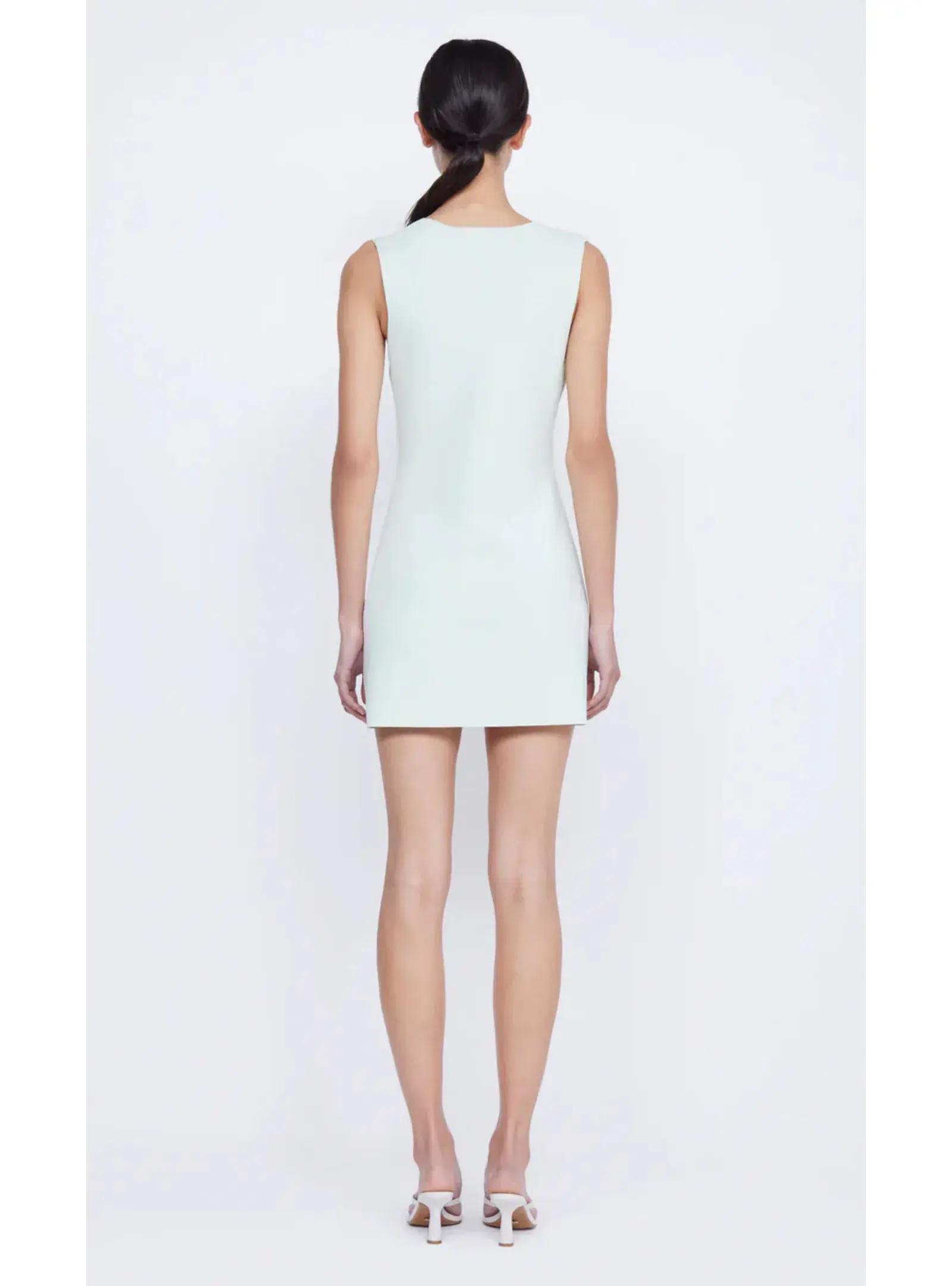 Bec & Bridge Ilora Knit Mini Dress Mint Size AU 10 - Image 3