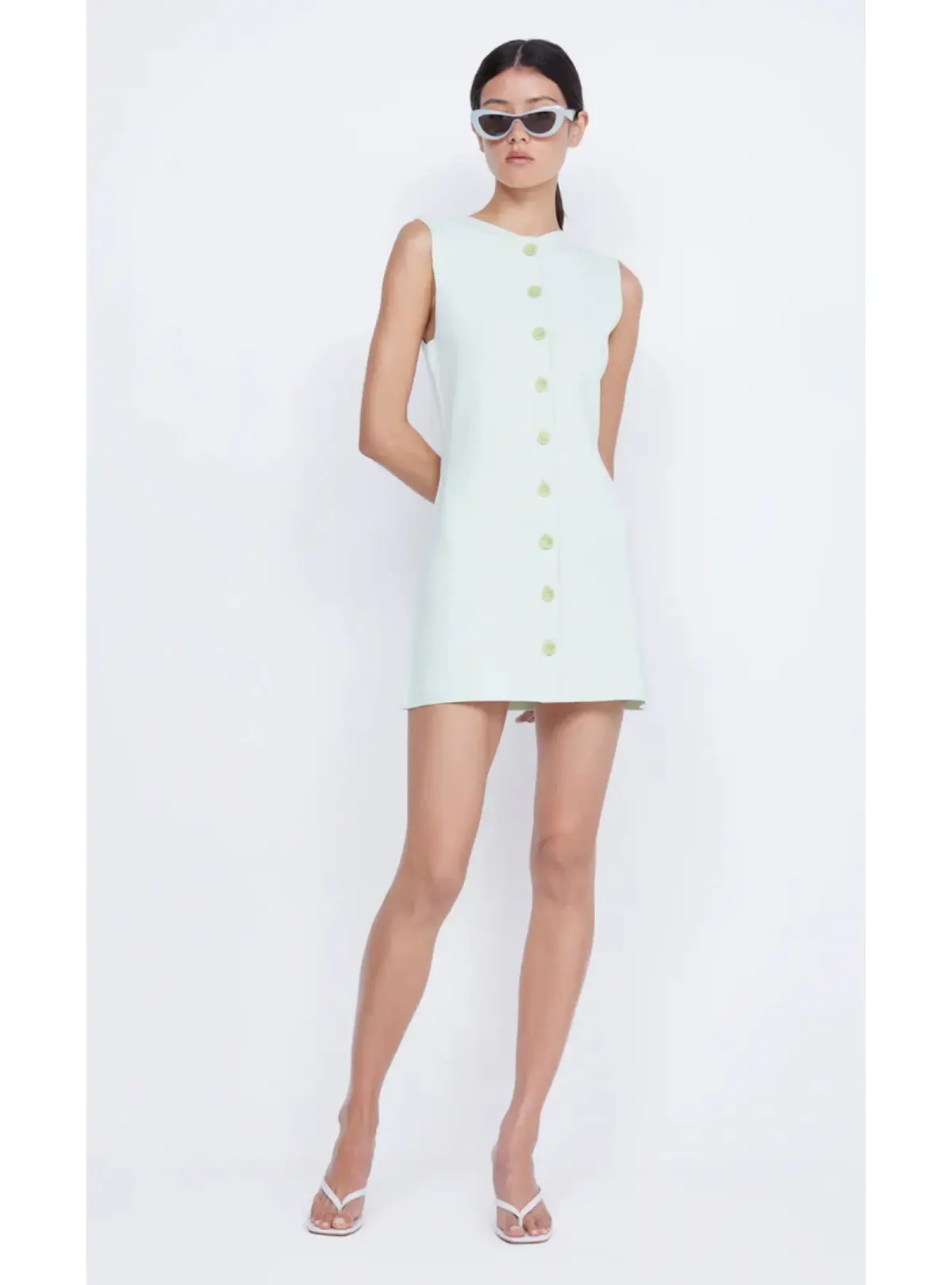 Bec & Bridge Ilora Knit Mini Dress Mint Size AU 10 - Image 1