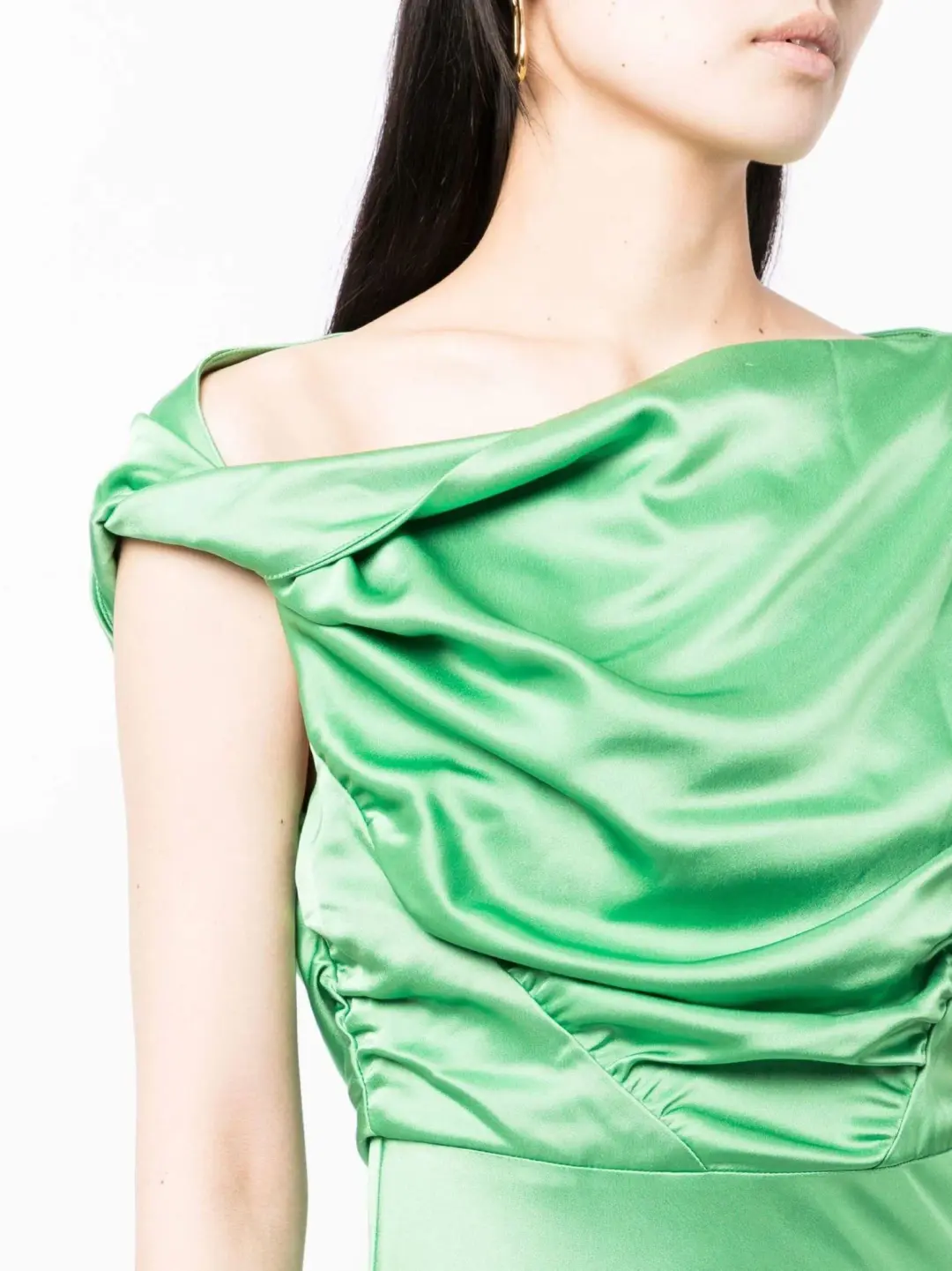 Paris Georgia Davie Dress Basil Green Size XS / AU 6 for rent on The Volte - main image