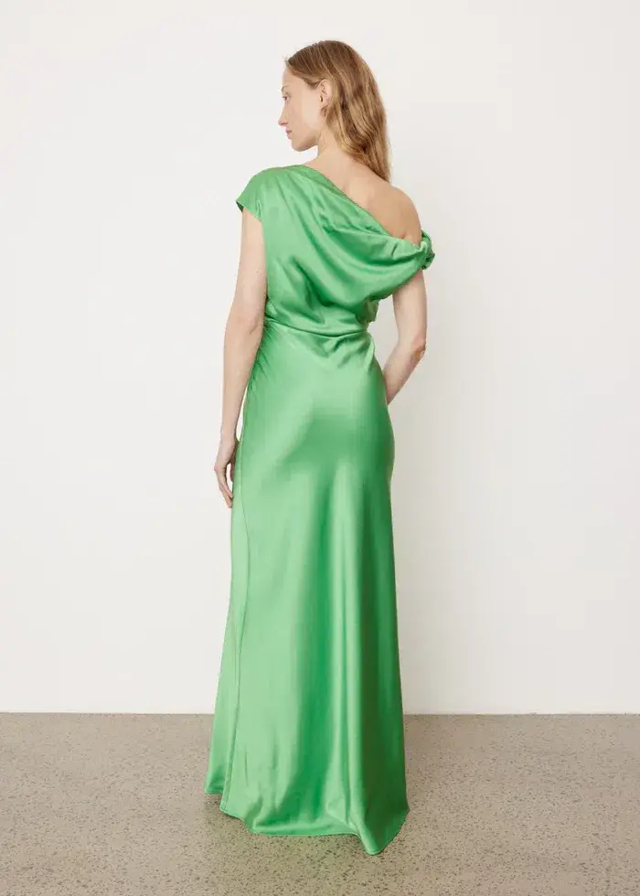 Paris Georgia Davie Dress Basil Green Size XS / AU 6 for rent on The Volte - main image