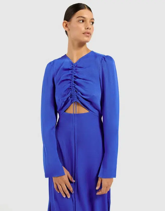 Roame Beso Dress Cobalt Size 8 - Image 2