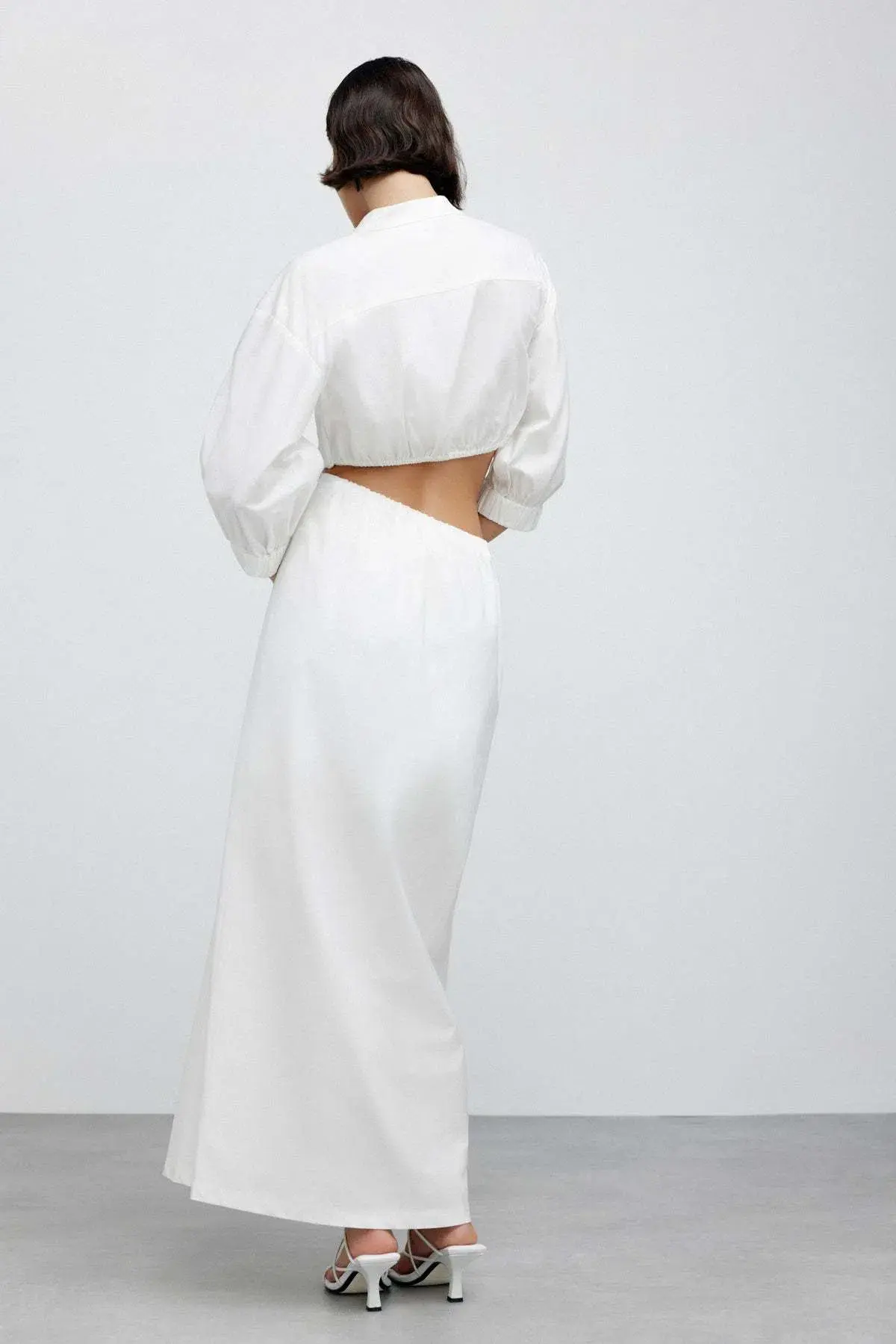 Significant Other Kara Midi Dress Ivory Size 6 - Image 3