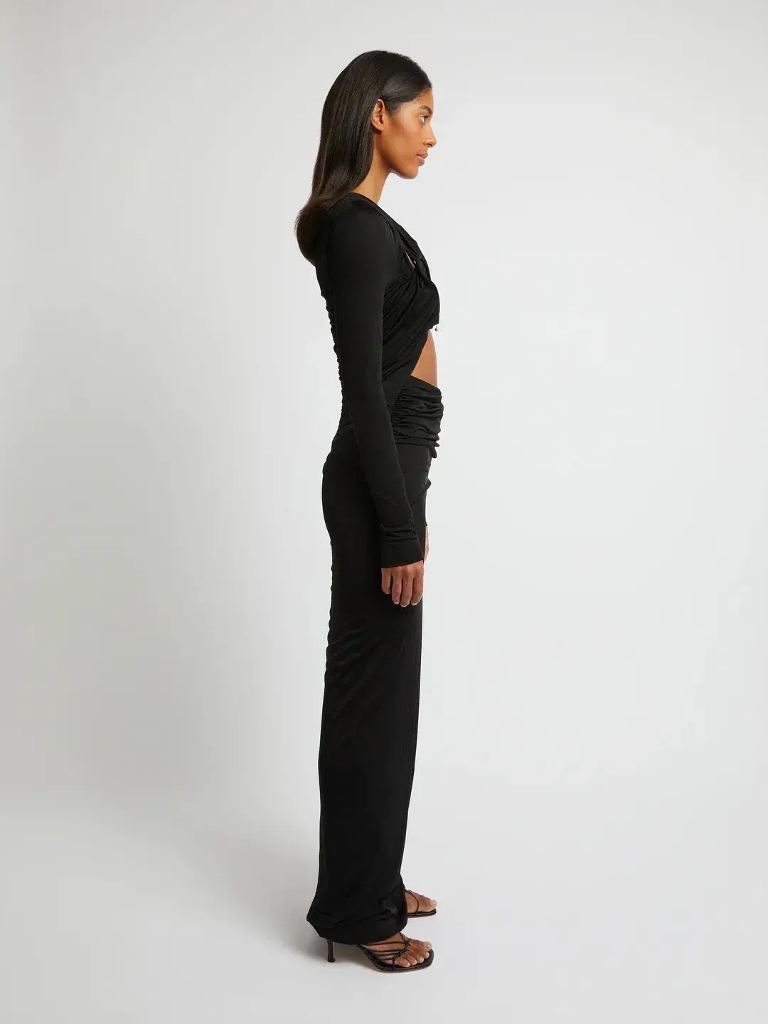 Christopher Esber Venus Long Sleeve Dress Black Size 8 / 8-10 AU - Image 5
