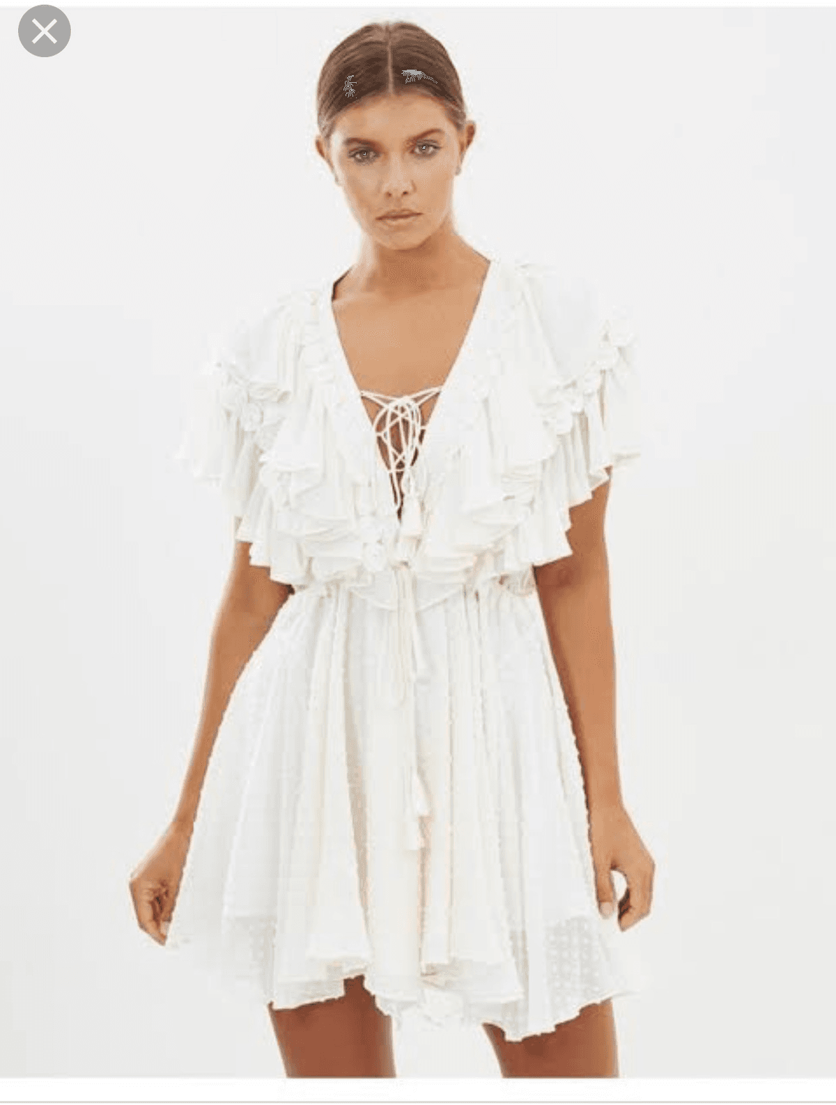 Shona Joy Stella ruffle dress Size 8 - Image 1