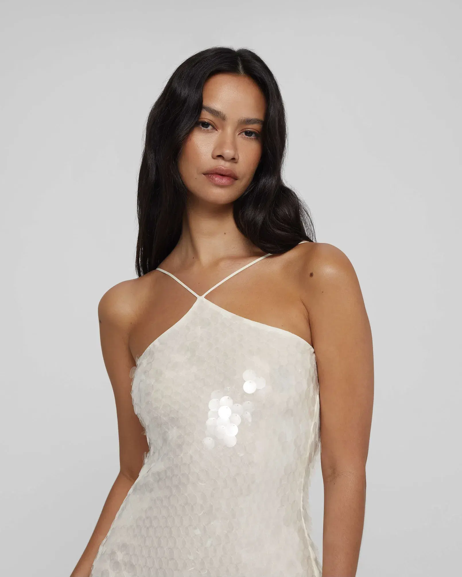 Rat & Boa Emmanuella Dress White Sequin Size XS / AU 6 - Image 3