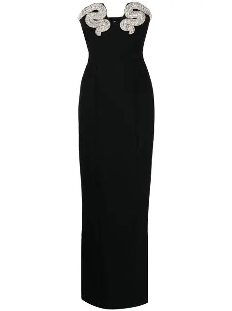Rachel Gilbert Lukas Gown Black Size 0 / AU 6 - Image 2