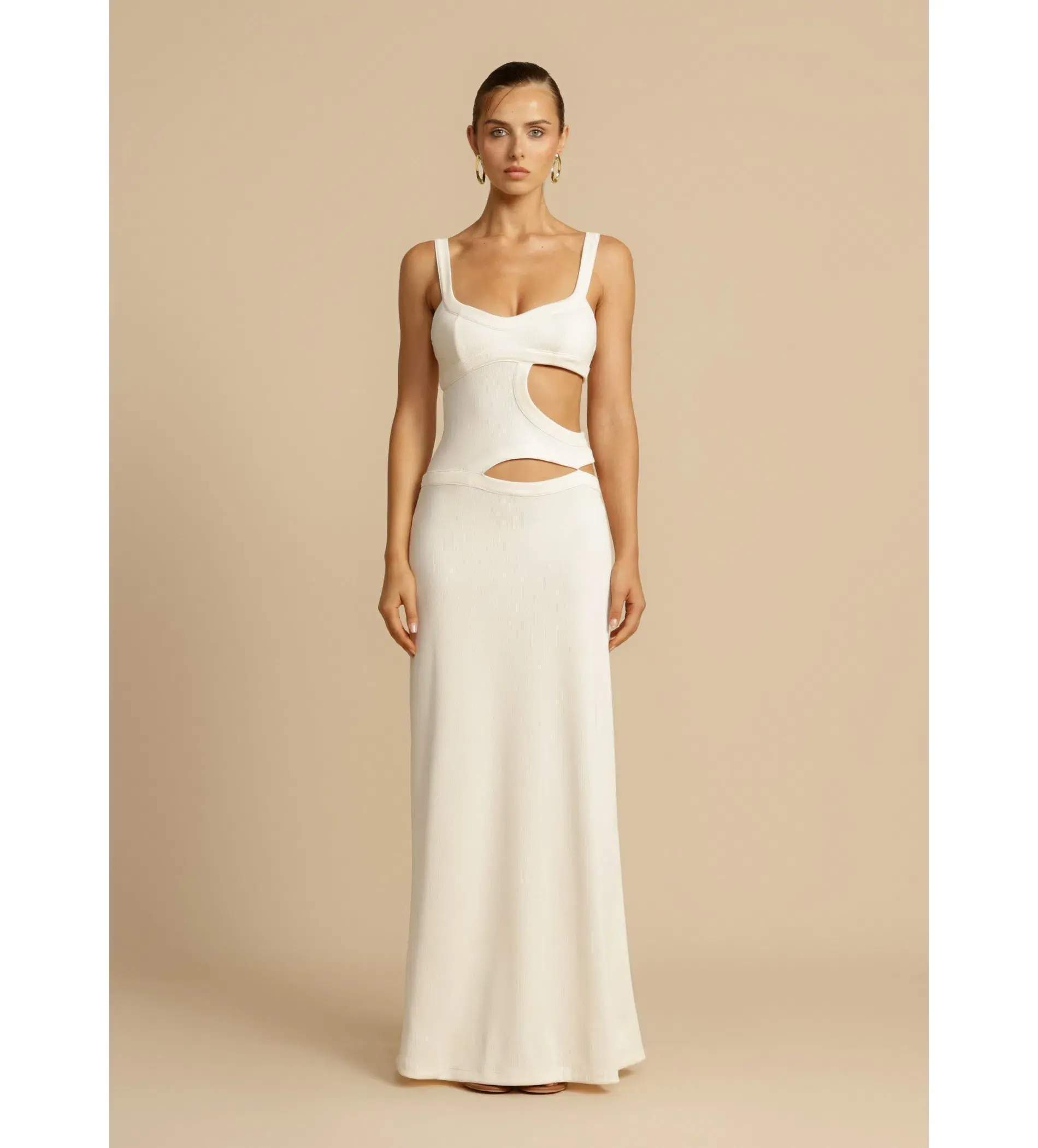 Arcina Ori Jetta Maxi Dress White Size XS/Au 6 - Image 1