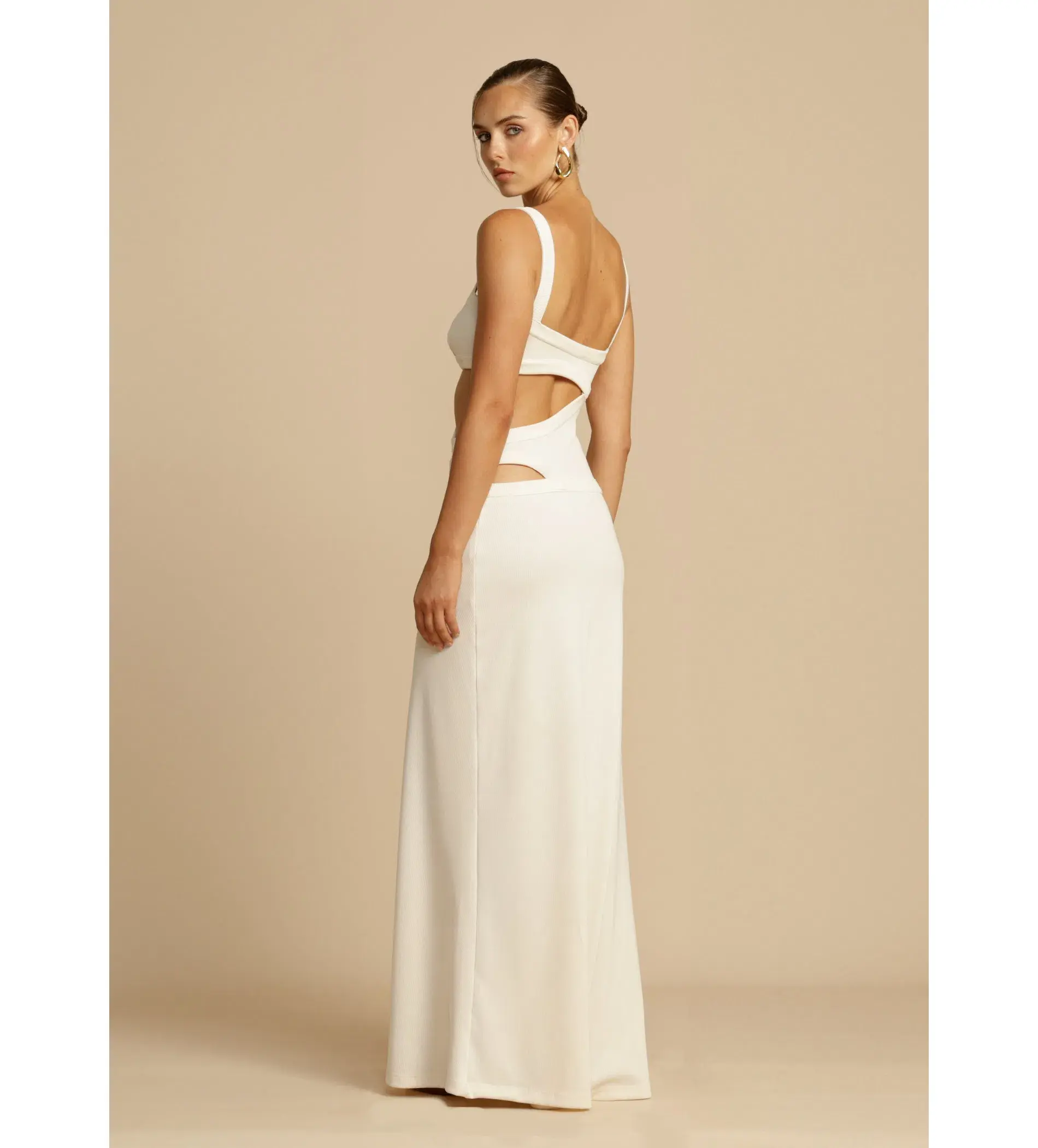 Arcina Ori Jetta Maxi Dress White Size XS/Au 6 - Image 5