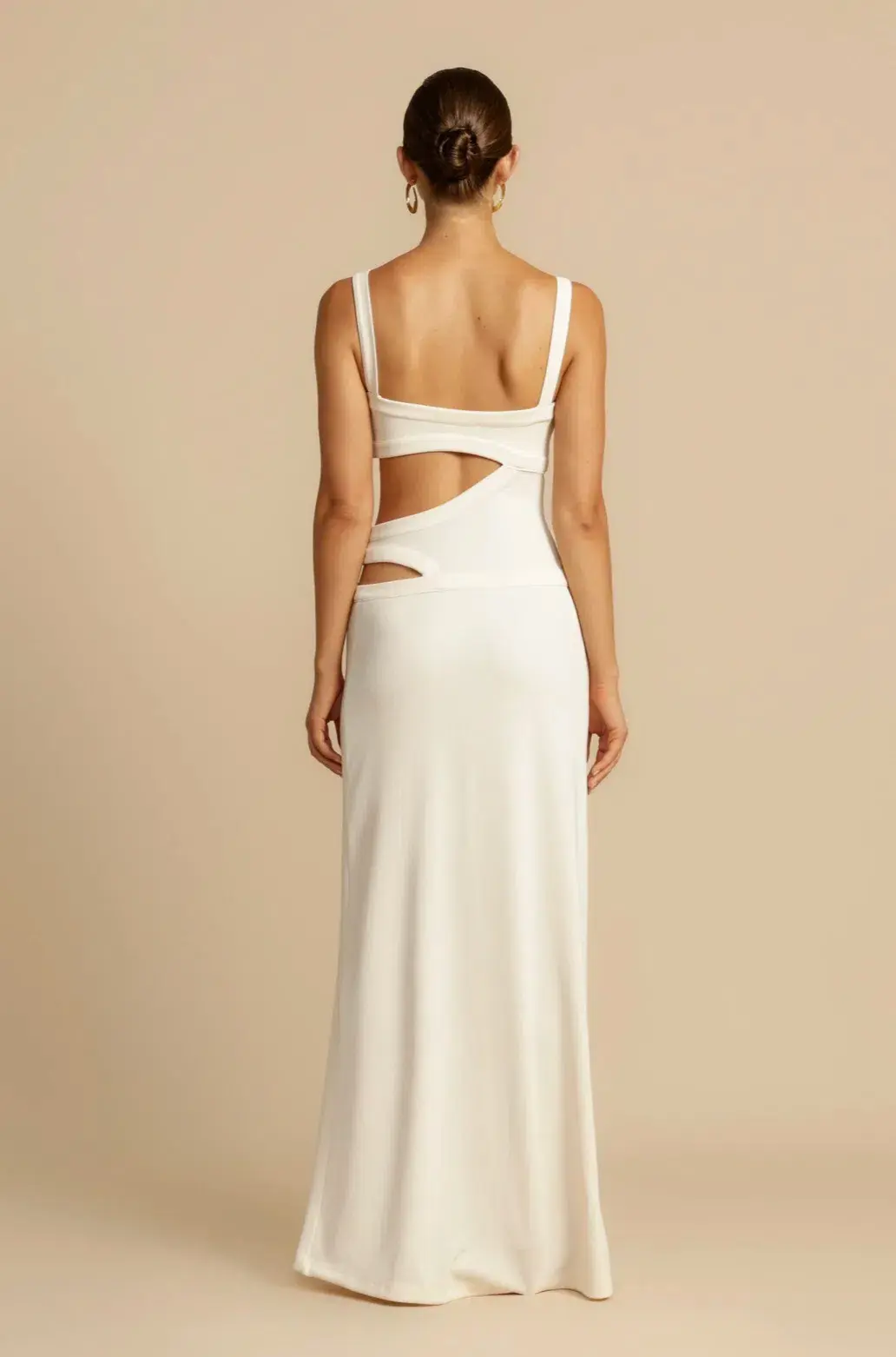 Arcina Ori Jetta Maxi Dress White Size S/Au 8 - Image 5