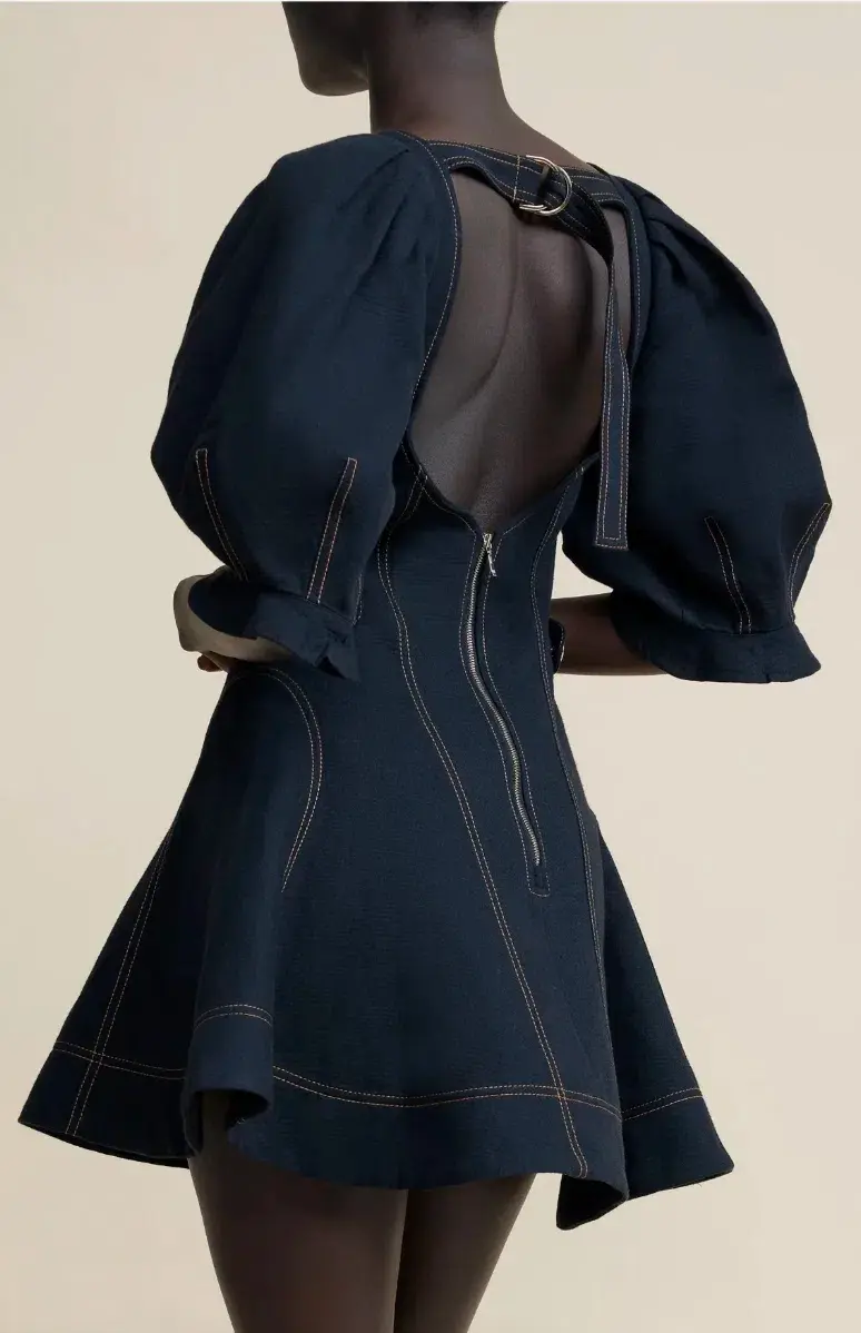 Acler Brookman Dress Blue Size 10 - Image 4