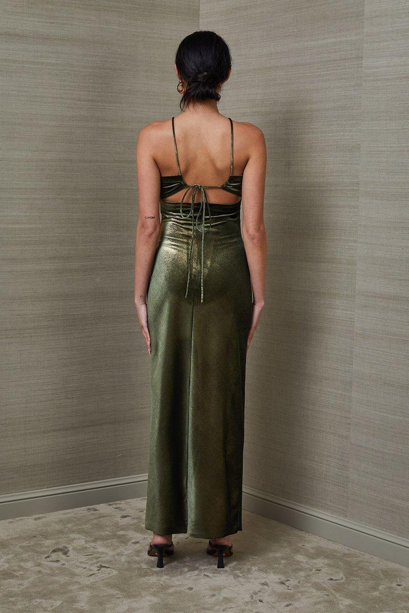Dancing Queen Metallic Formal Maxi Dress- Bec and Bridge  - Image 3