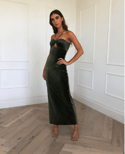 Dancing Queen Metallic Formal Maxi Dress- Bec and Bridge  - Image 1