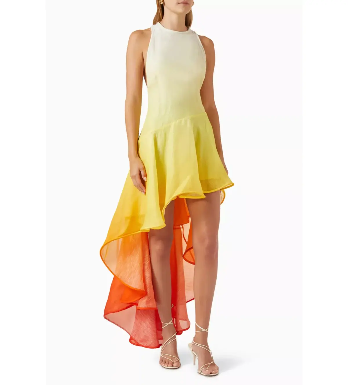 Zimmermann Wonderland Waterfall Mini Dress Sunset Ombre Size 0/ AU 8 - Image 1