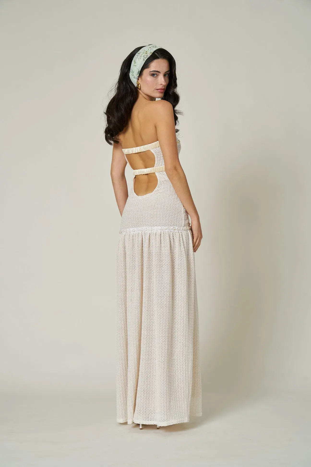 Fait Par Foutch Colette Dress Ivory Size 8 - Image 2