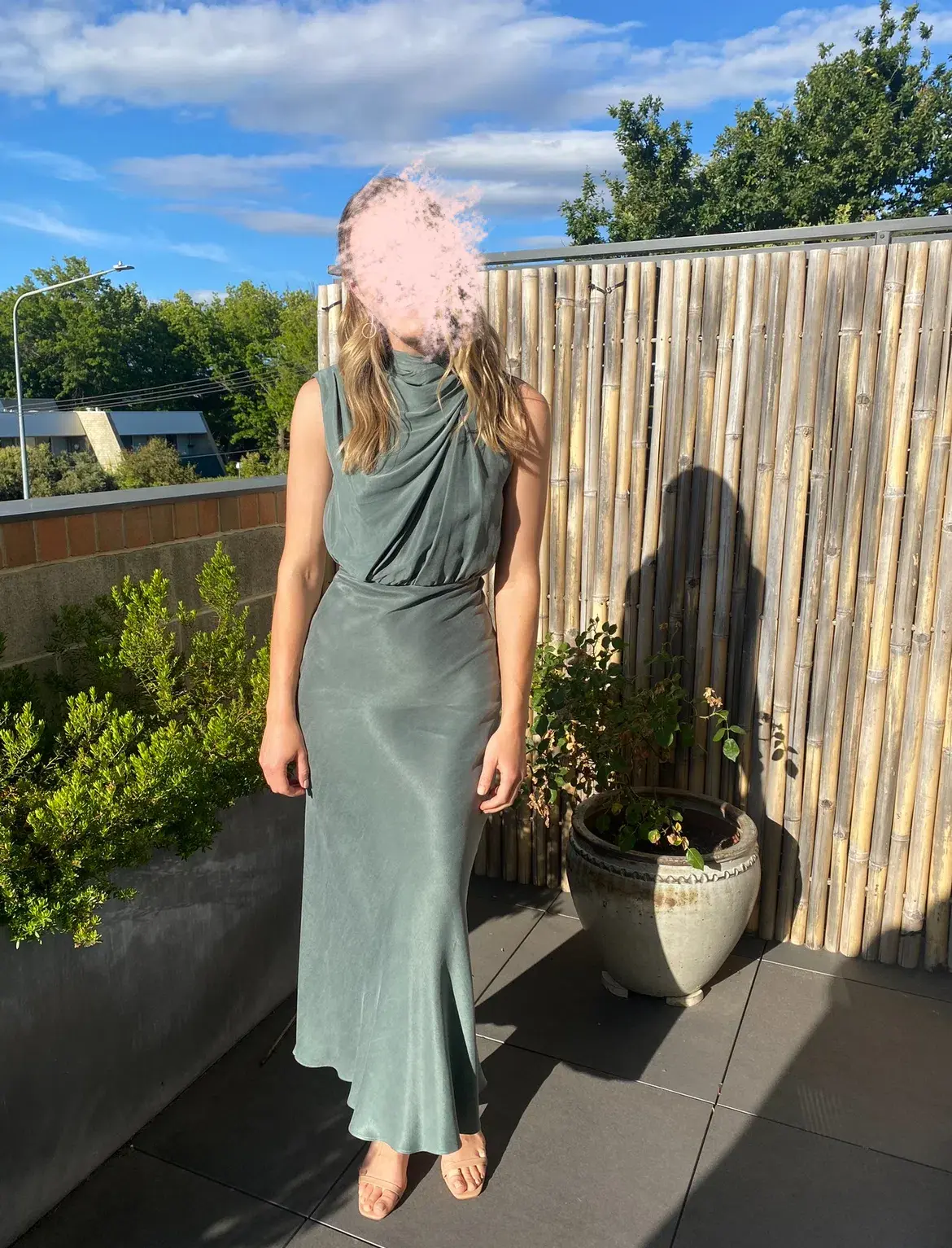 Sheike Maxi Dress Green Size AU 8  - Image 2