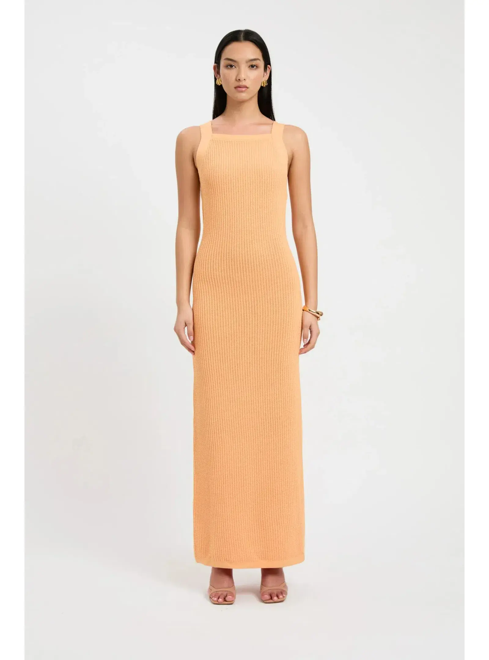 Kookai Cairo Maxi Dress in Light Mango Size AU 8 - Image 1