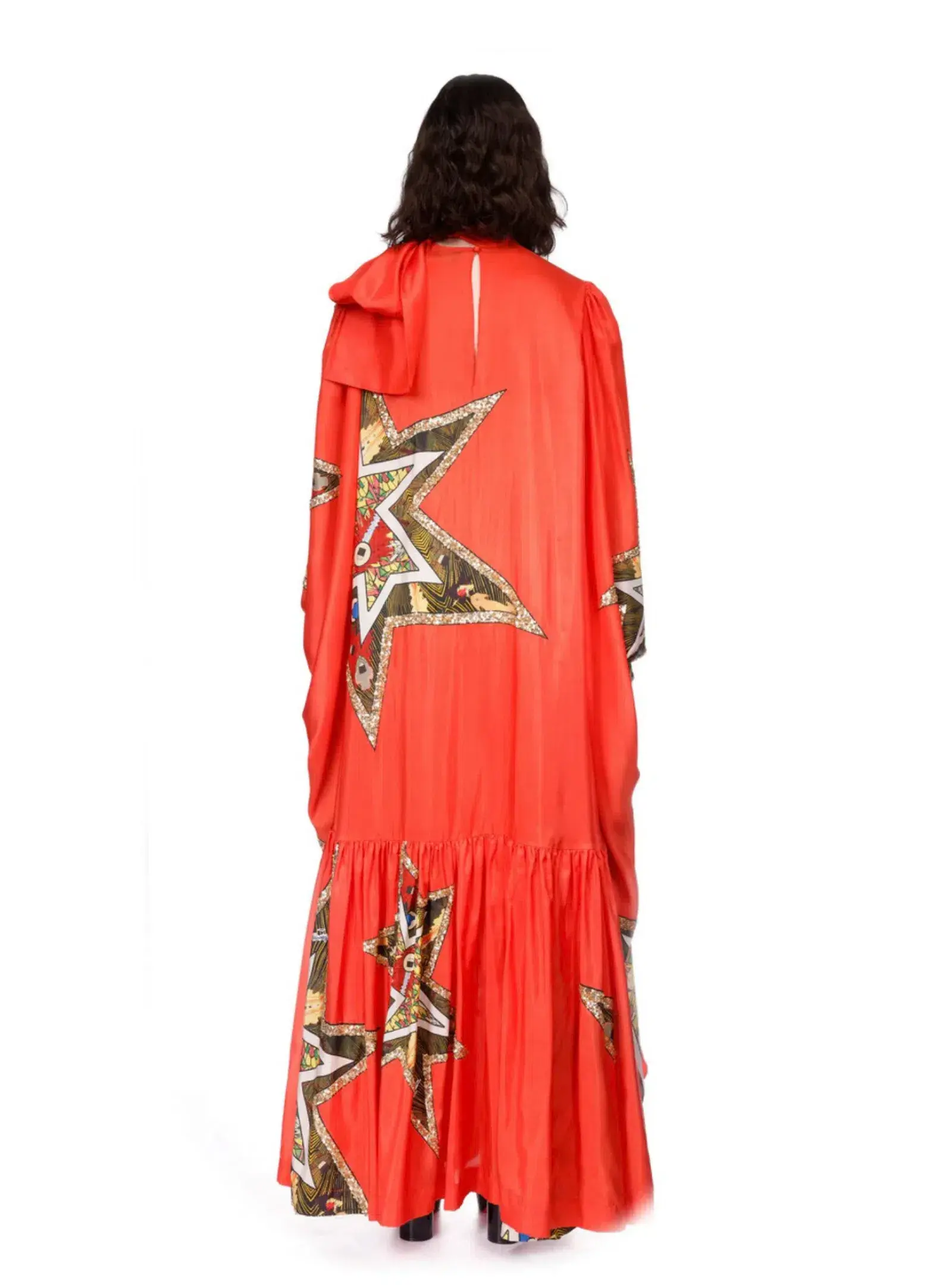 Alemais Ziggy Gown Orange Size AU 10 - Image 3