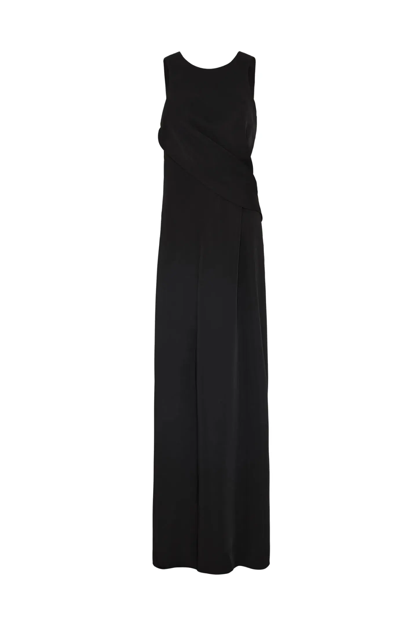 Bianca Spender Jersey Suiting Anchor Gown Black Size 1/ AU 8 - Image 3