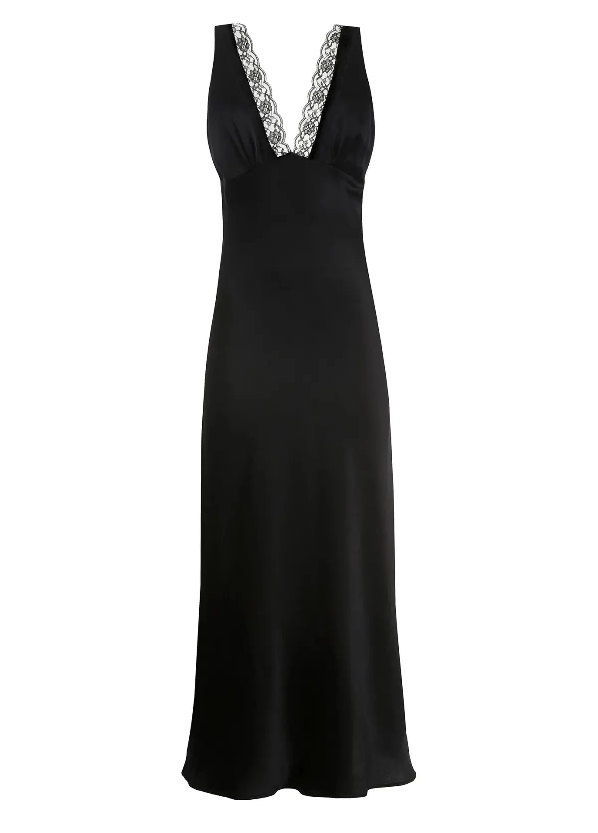 Maison Essentiele Vintage Maxi Dress Black Size 6 - Image 4