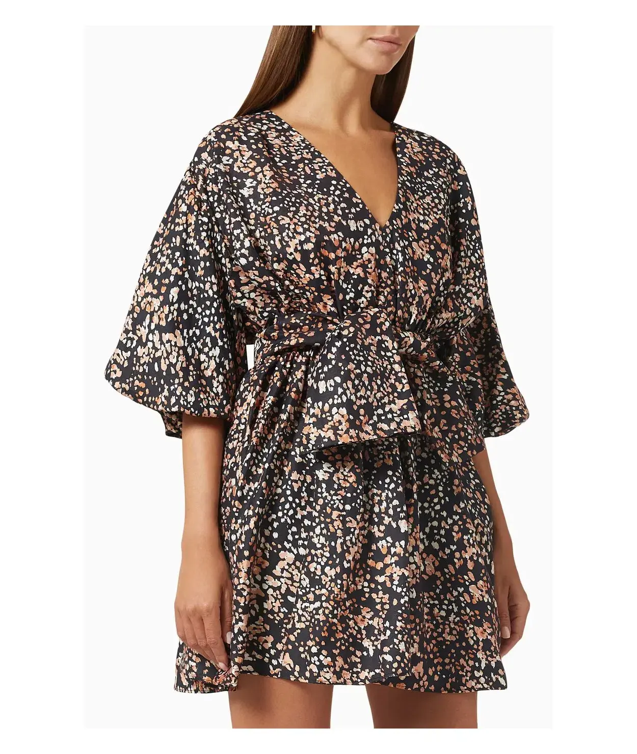 Acler Edson Wild Spot Dress Print Size 8 - Image 2