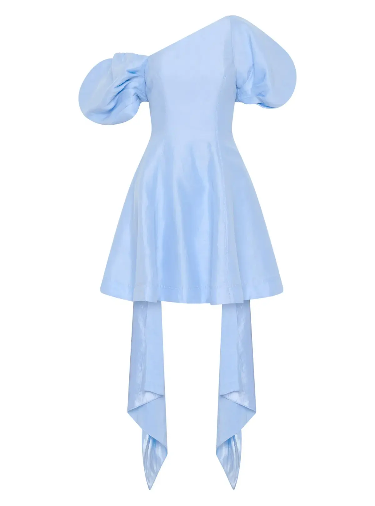 Aje Arista Tulip Sleeve Mini Dress Powder Blue Size AU 6  - Image 5