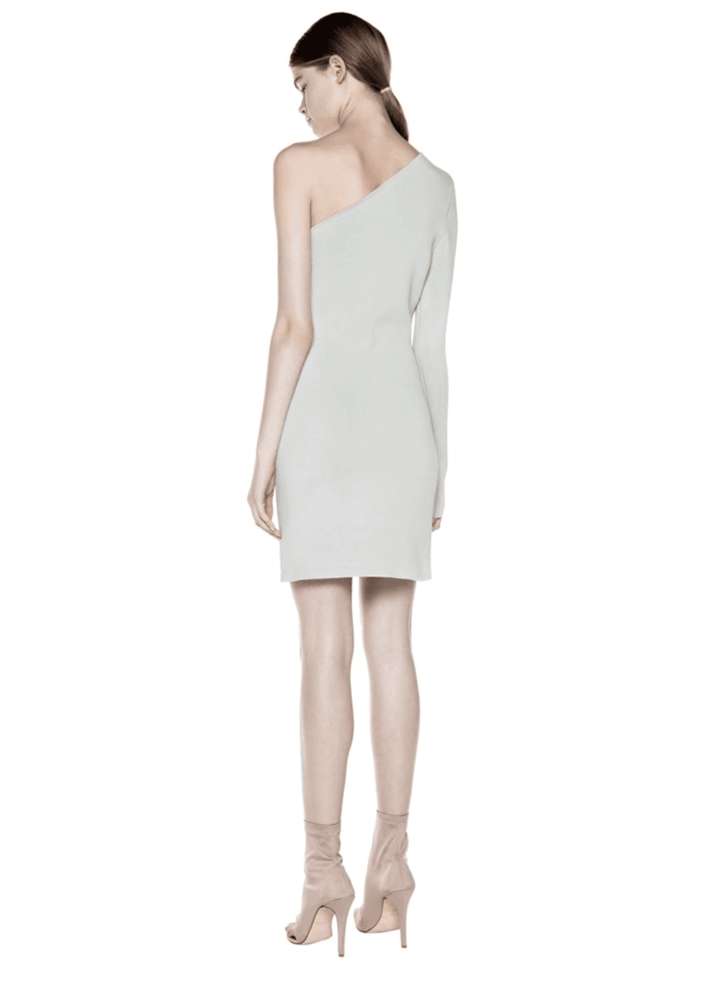 Dion Lee Alexis Sleeve Knit Dress Grey Size 6 - Image 2