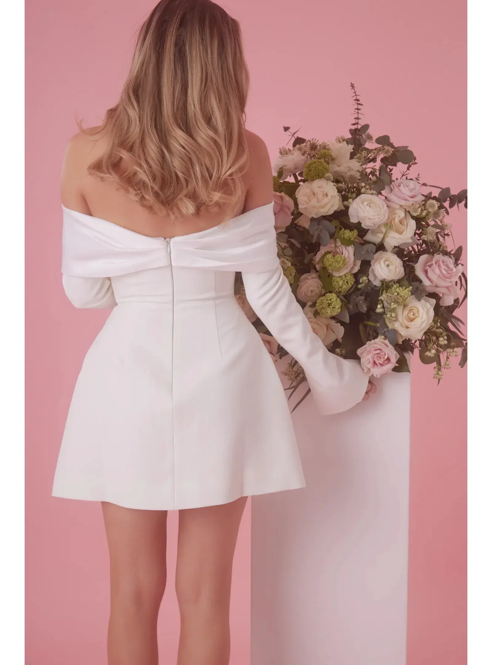 Odd Muse The Ultimate Muse Bow Mini Dress White XS / AU 6 - Image 3