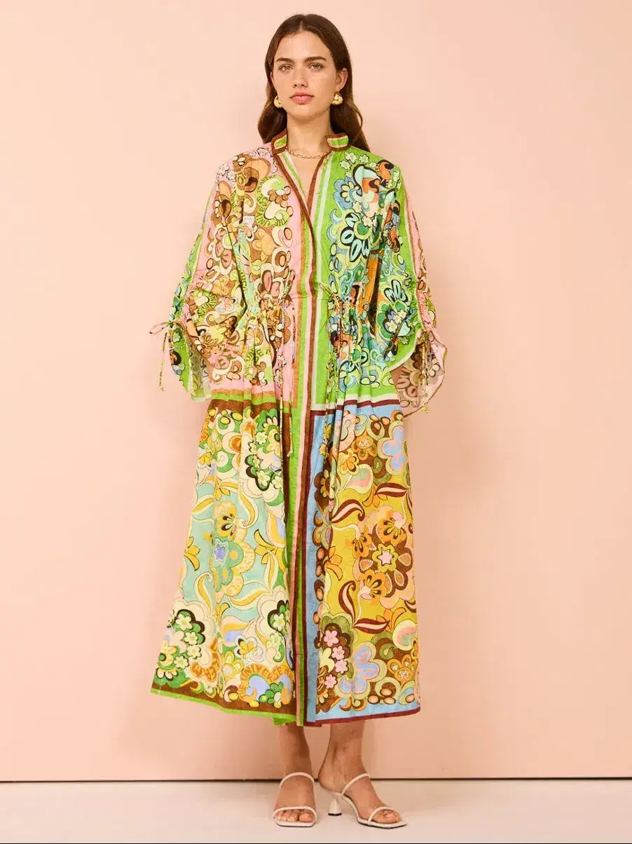 Alemais Dreamer Pool Dress Multi Size AU 6 - Image 1