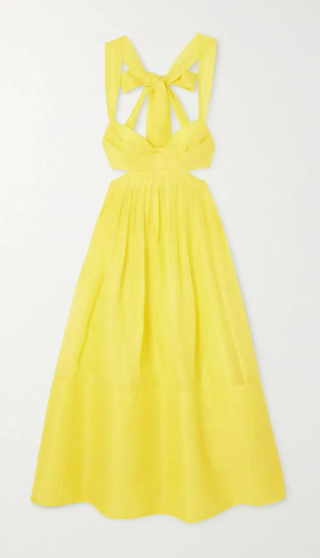 Zimmermann Botanica Bralette Gown In Sunshine Yellow Size 1 / AU 10 - Image 3