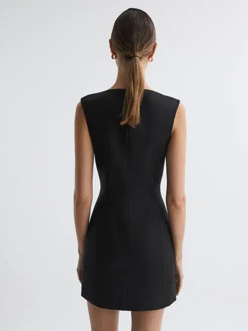 Anna Quan Lia Dress Black Ink Size 8 - Image 4