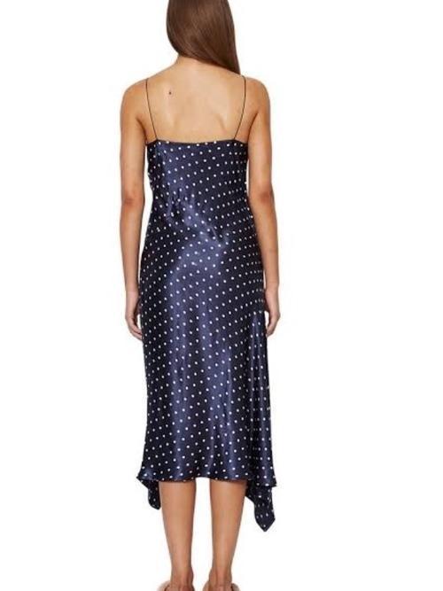 Bec & Bridge Bonjour Dress Navy Spots 10 for rent on The Volte - main image