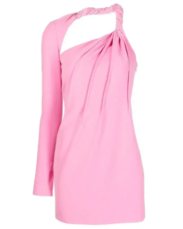Rachel Gilbert Claudio Dress Pink Size 10  for rent on The Volte - main image