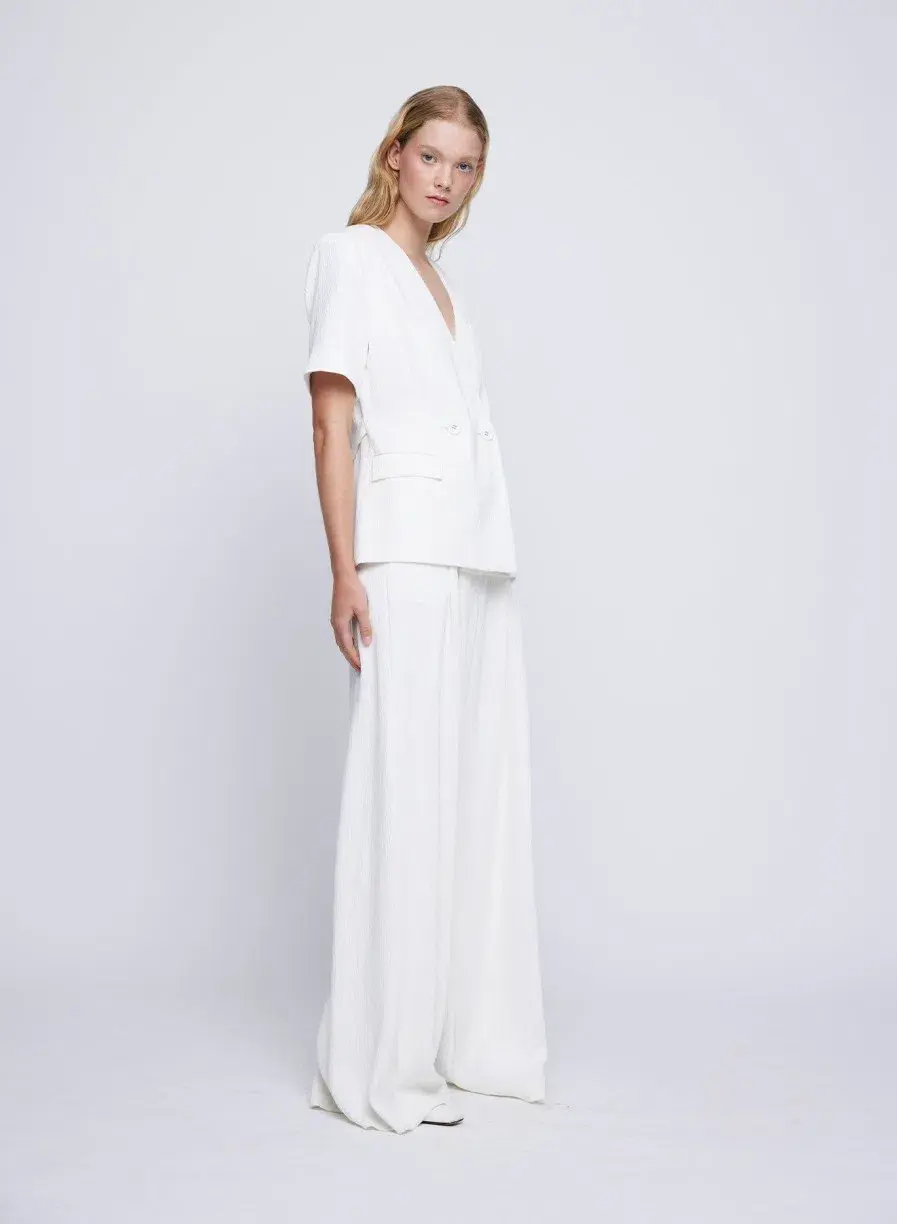 Anna Quan Kathleen Jacket And Matteo Pants Set In Carta 6 - Image 2